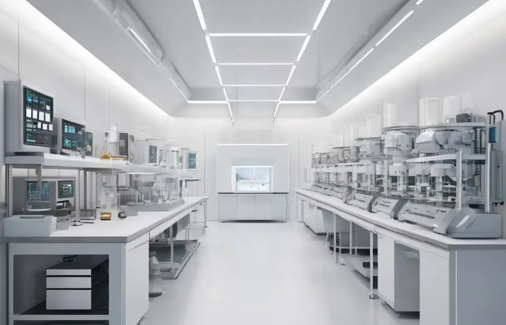 Laboratory interior